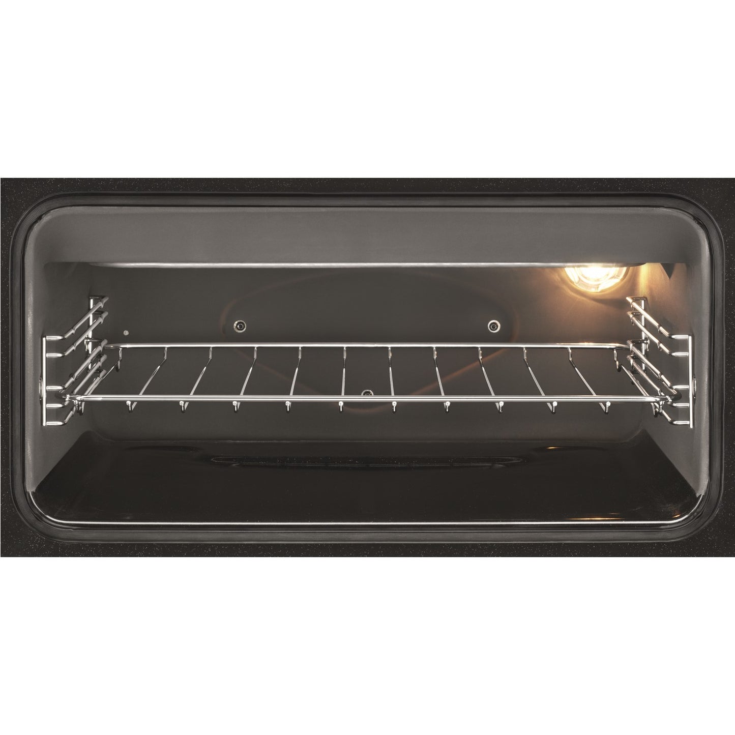 Zanussi 60Cm Induction Electric Cooker With Double Oven Black/Stainless Steel - ZCI66250XA