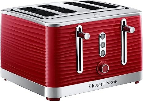 Russell Hobbs  Inspire Red 4 Slice Toaster - 24382