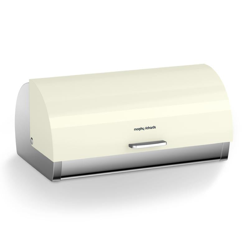 Morphy Richards Accents Roll Top Bread Bin Ivory Cream