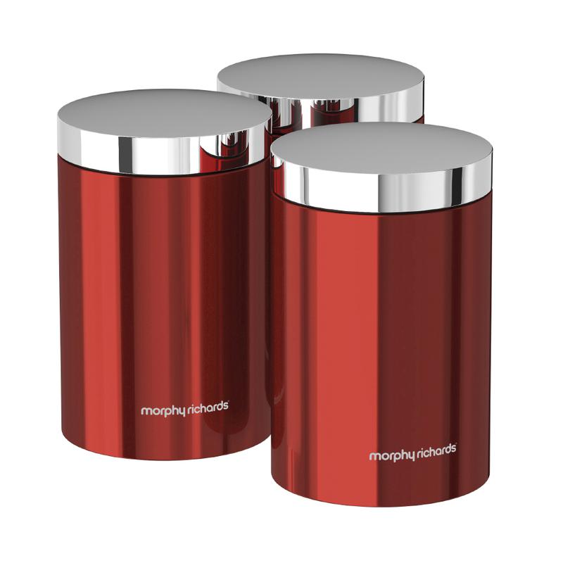 Morphy Richards Set of 3 Storage Canisters