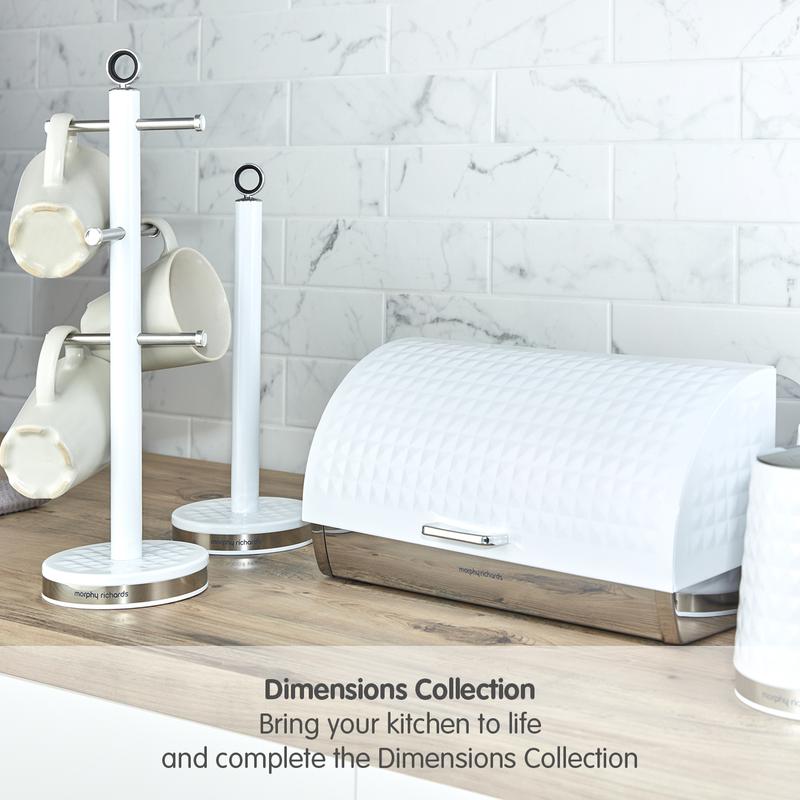 Morphy Richards Dimensions Roll Top Bread Bin
