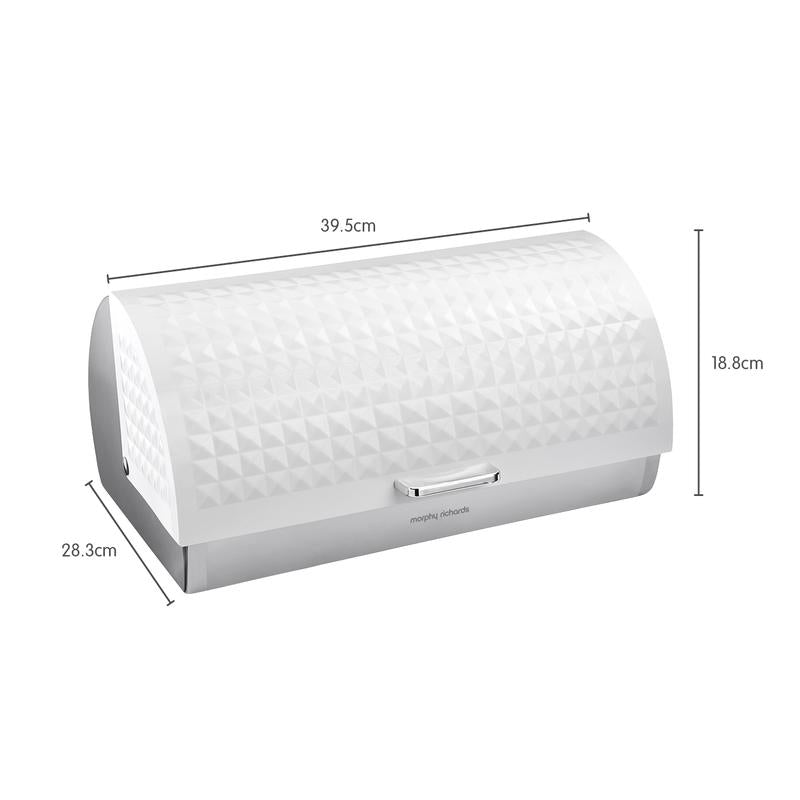 Morphy Richards Dimensions Roll Top Bread Bin