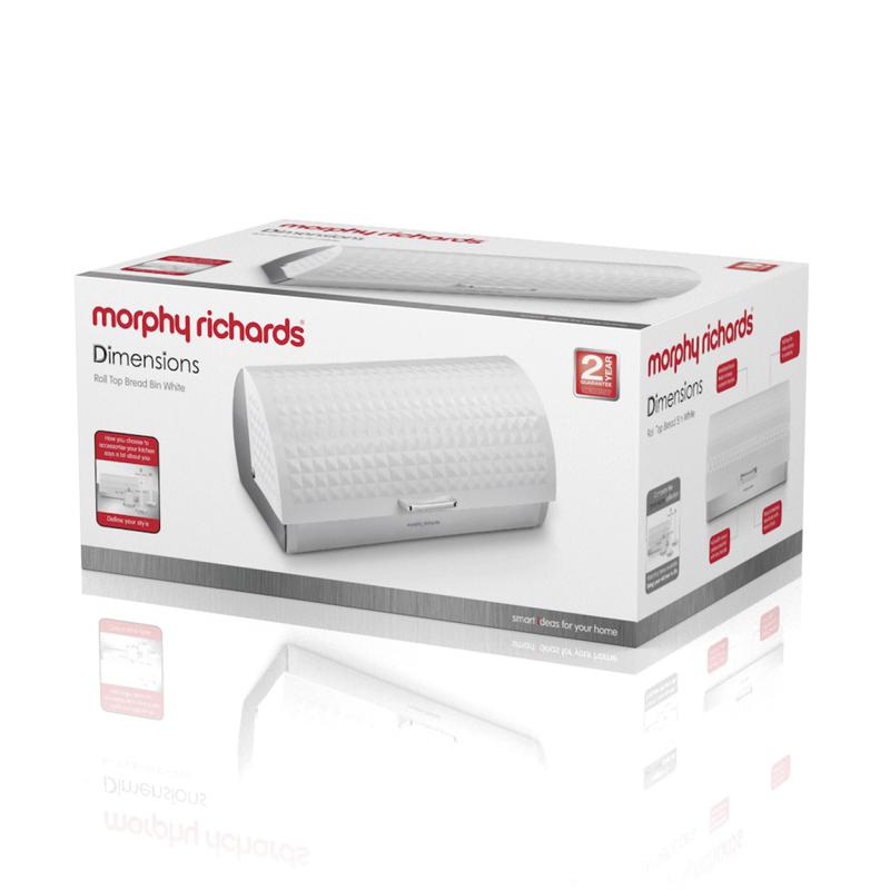 Morphy Richards Dimensions Roll Top Bread Bin