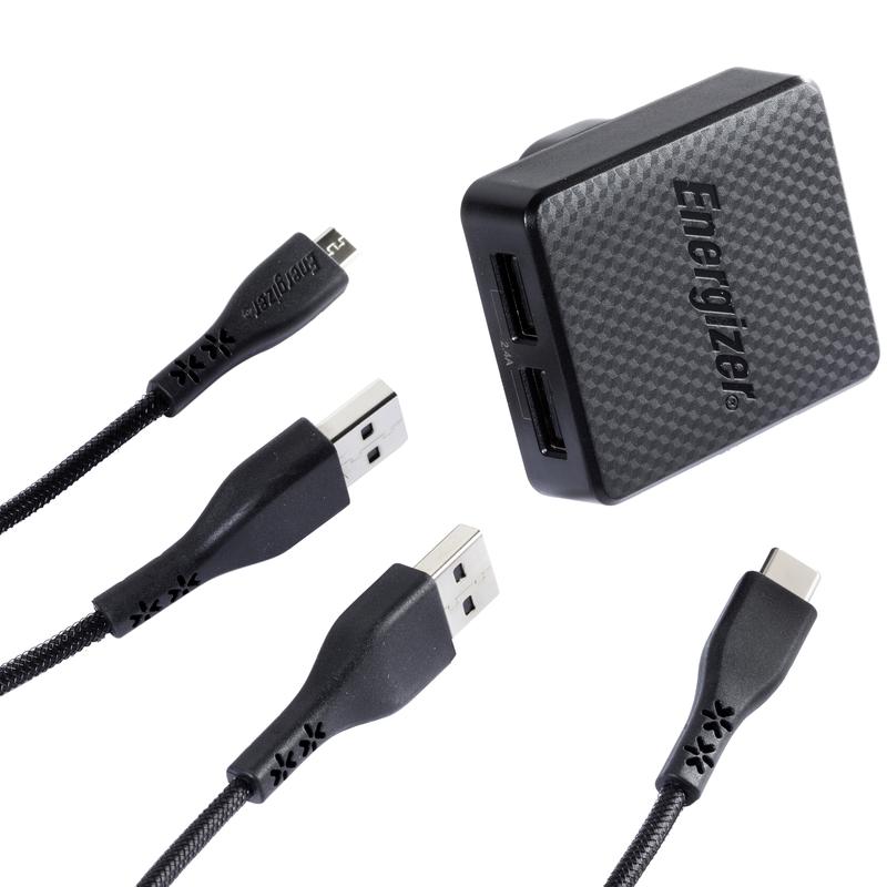 Wall Charger 2.4A 2USB UK