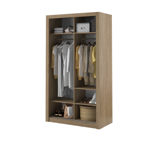 Denmark Small Sliding Door Wardrobe 120cm