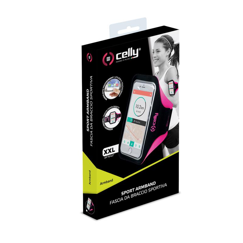Celly Armband 6.5inch Pink