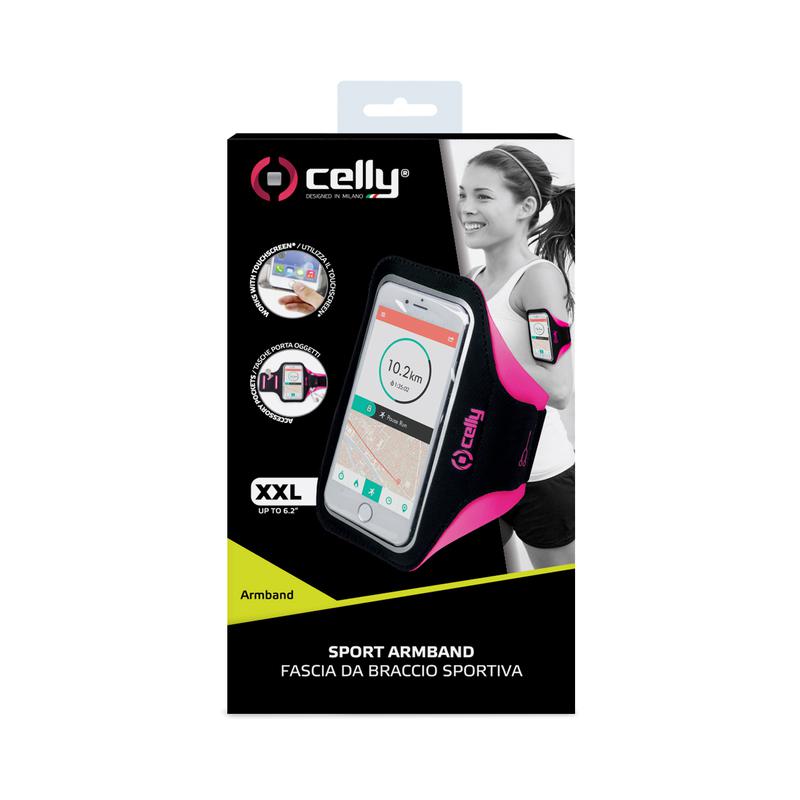 Celly Armband 6.5inch Pink