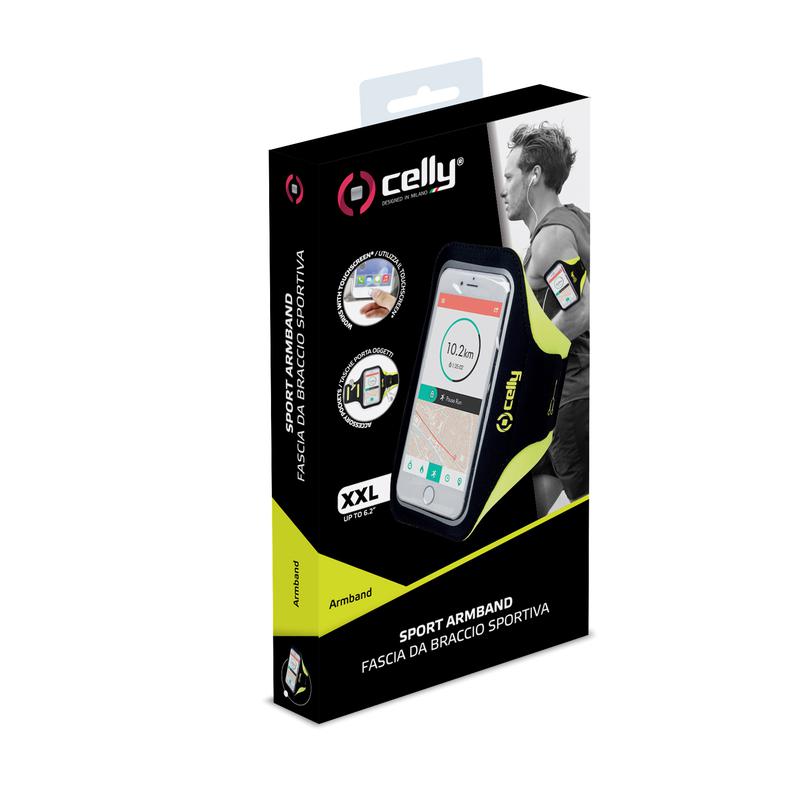 Celly Armband 6.5inch Yellow