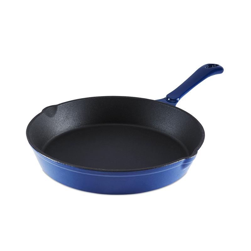 Barbary Oak 26cm Cast Iron Round Frying Pan