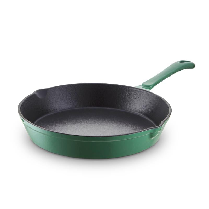 Barbary Oak 26cm Cast Iron Round Frying Pan