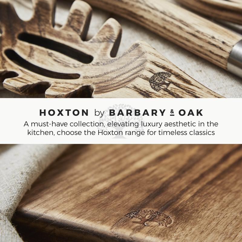 Hoxton 5 Piece Utensil Set with Holder Ash Wood