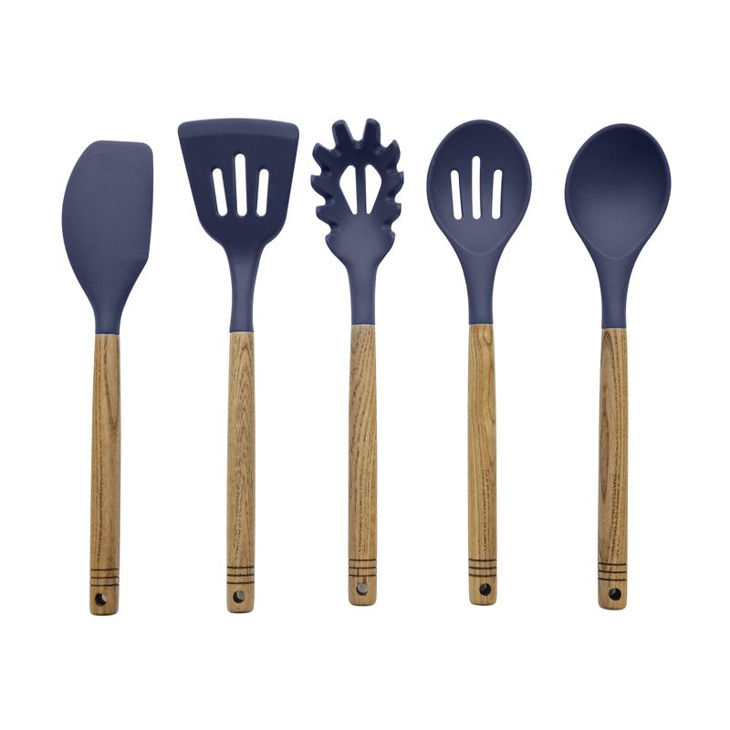 Foundry 5 Piece Utensil Set Limoges Blue