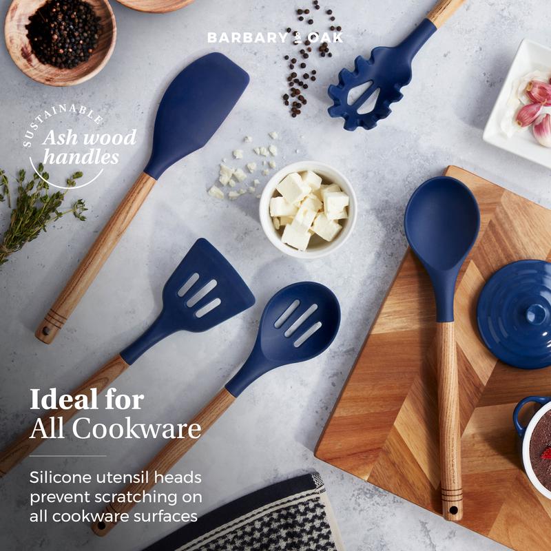 Foundry 5 Piece Utensil Set Limoges Blue