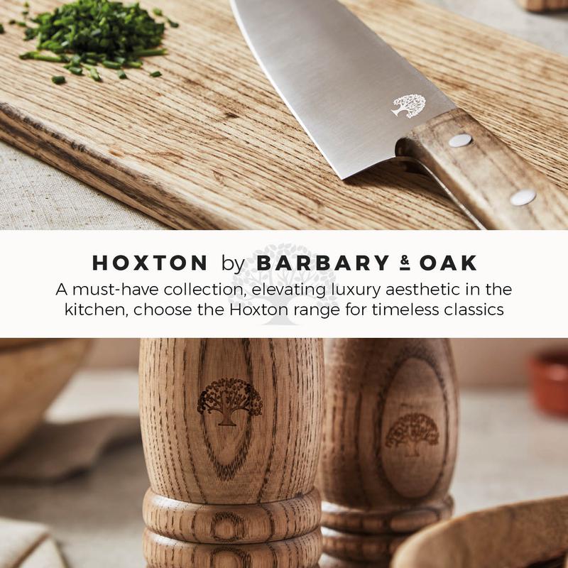 Hoxton Vintage 5 Piece Knife Set with Ash Wood Block