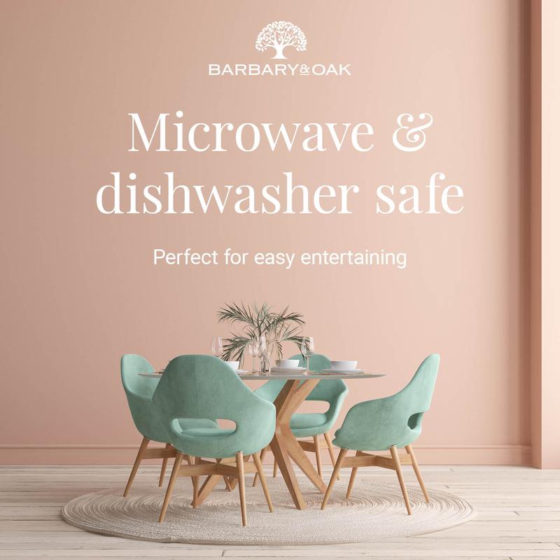 Barbary Oak Oslo 16 Piece Dinnerware Set