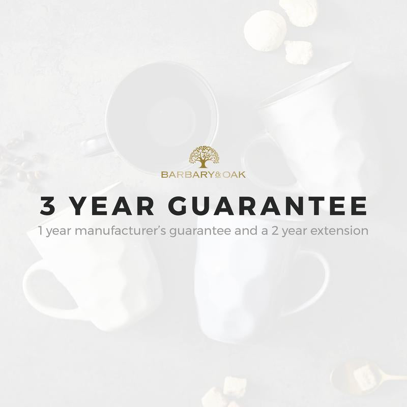Barbary Oak Fossil Mug Set of 4 Reactive Glaze - BO874016