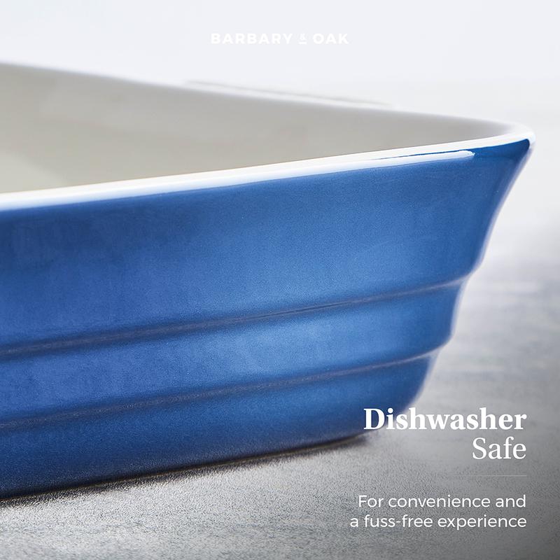 Barbary Oak 26cm Ceramic Square Oven Dish