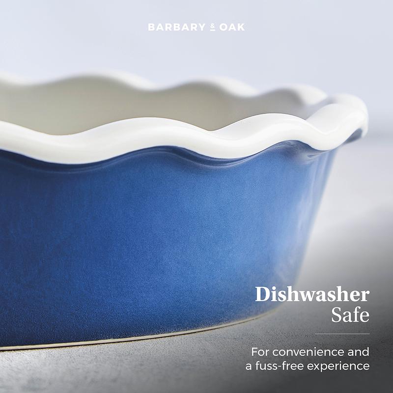 Barbary Oak Foundry 27cm Ceramic Pie Dish