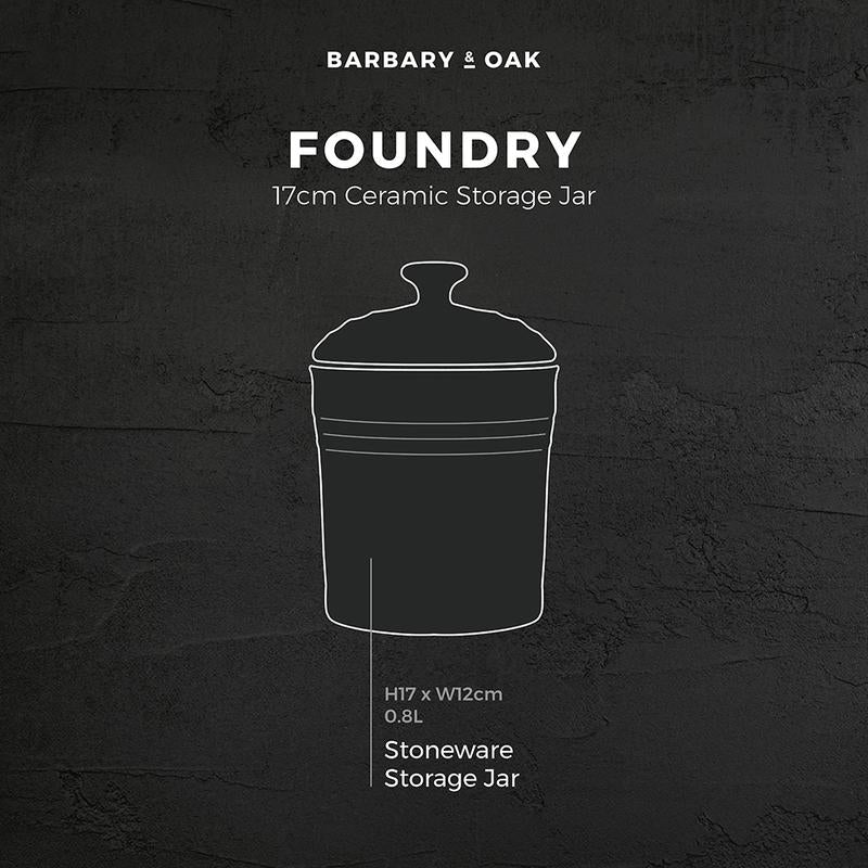 Barbary Oak Foundry 17cm Ceramic Storage Jar
