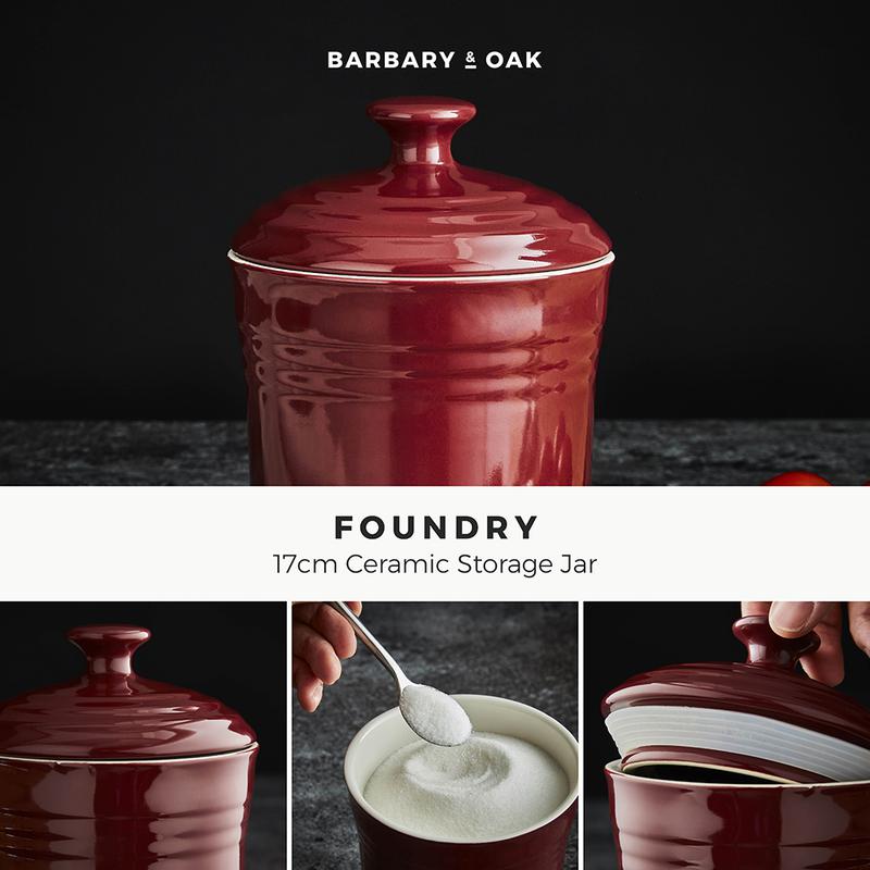 Barbary Oak Foundry 17cm Ceramic Storage Jar