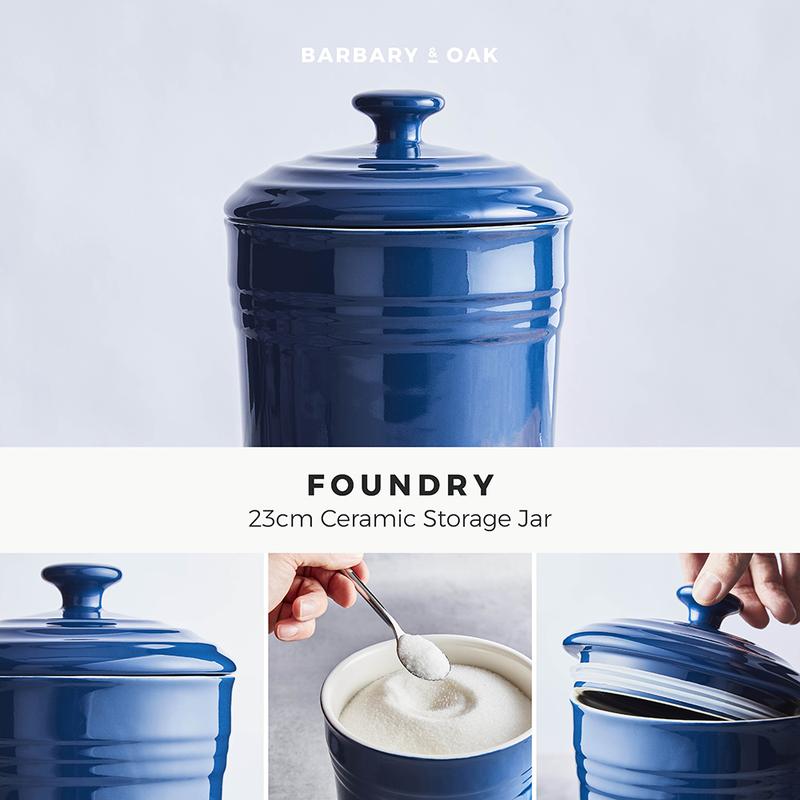 Barbary Oak Foundry 23cm Ceramic Storage Jar