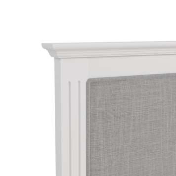 Essentials BP 3ft Bed - White