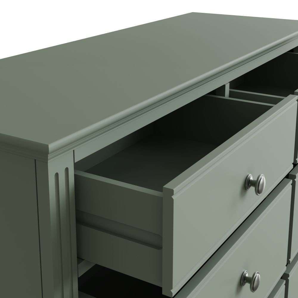 Essentials BP Bedroom - Cactus green 6 Drawer Chest