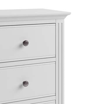 Essentials BP  6 Drawer Chest - White