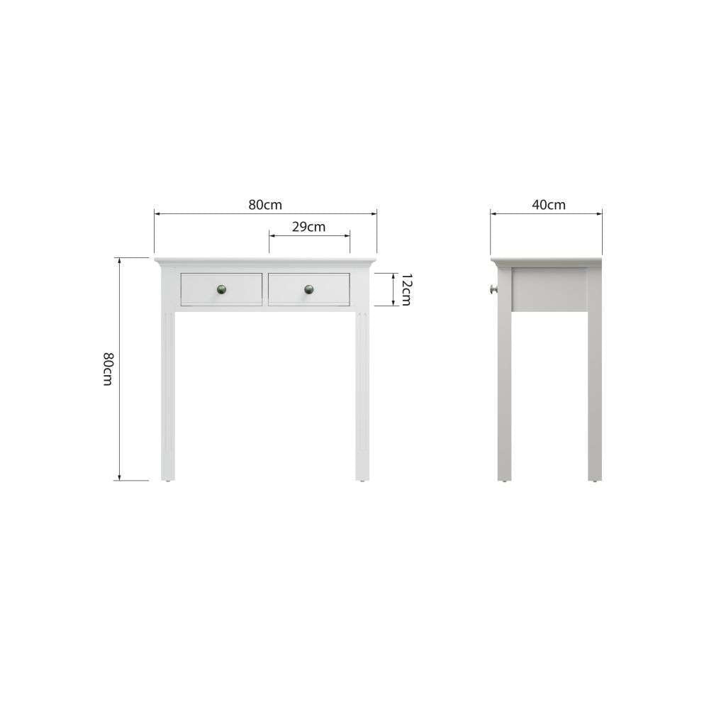 Essentials BP Bedroom - White Dressing Table