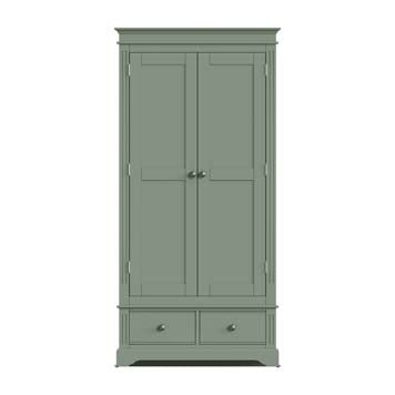 Essentials 2 Door Wardrobe - Cactus Green