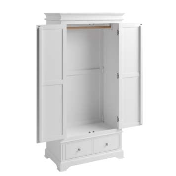 Essentials BP 2 Door Wardrobe - White