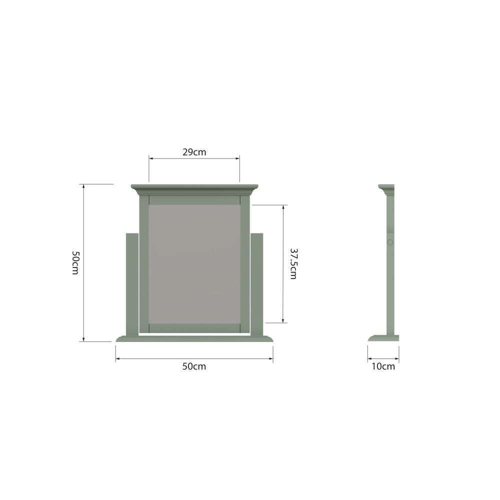 Essentials BP Bedroom - Cactus green Trinket Mirror