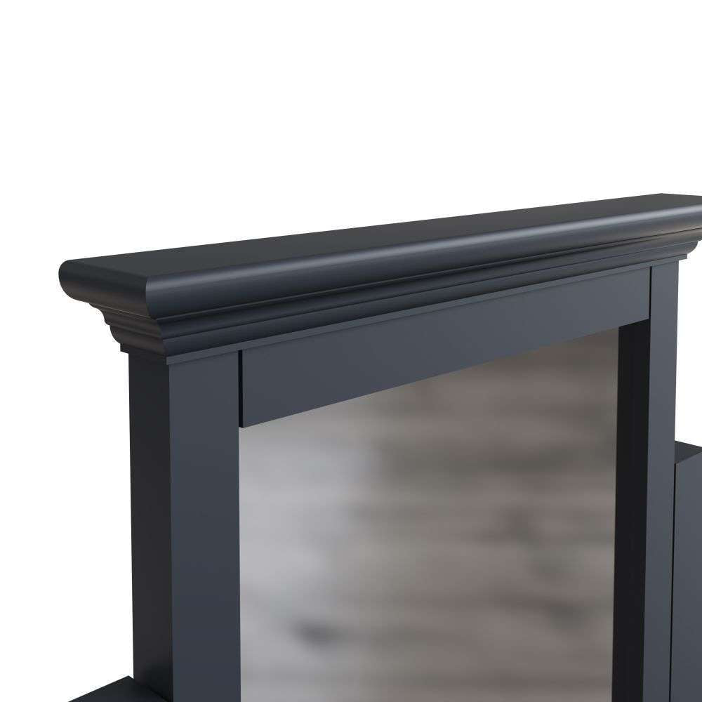 Essentials BP Bedroom - Midnight Grey Trinket Mirror