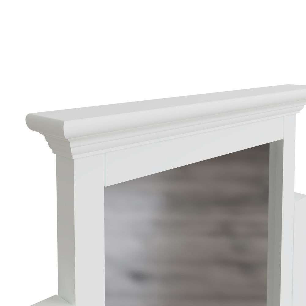 Essentials BP Bedroom - White Trinket Mirror