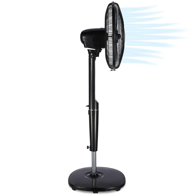 BLACK+DECKER 16 Inch Pedestal Fan with Figure 8 Oscillation and Timer Black - BXFP51006GB