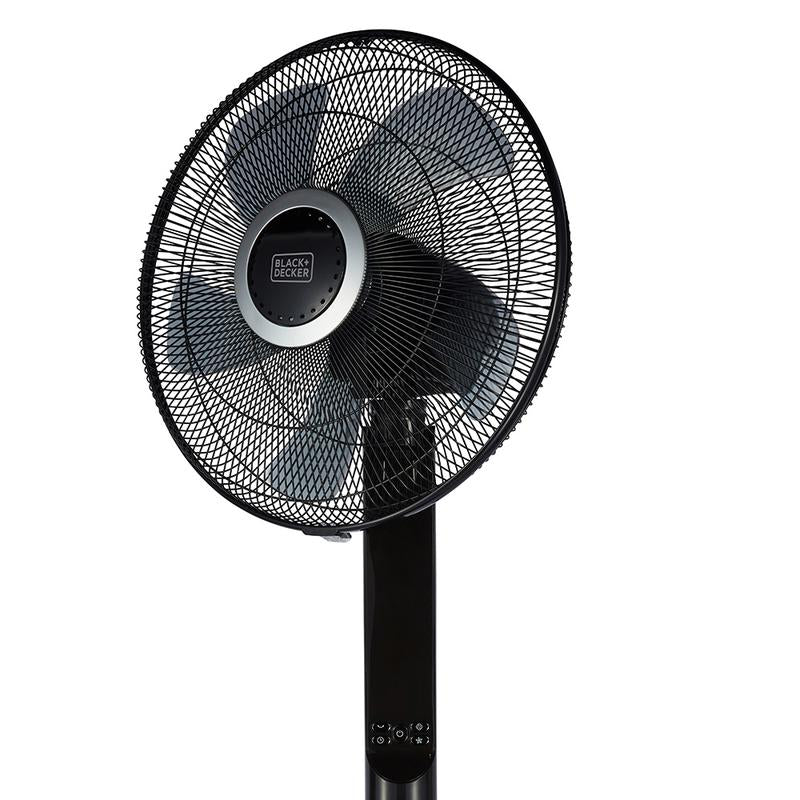 BLACK+DECKER 16 Inch Pedestal Fan with Figure 8 Oscillation and Timer Black - BXFP51006GB