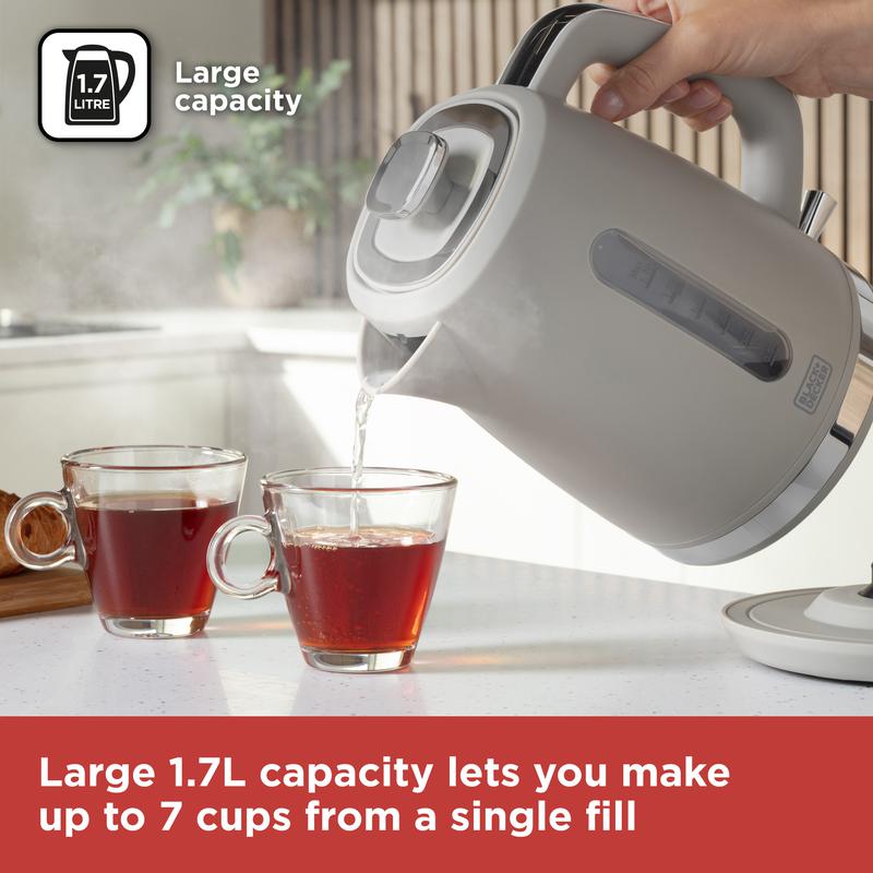 BLACK+DECKER 3000W 1.7L Kettle Plastic