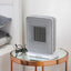BLACK+DECKER 1.8KW Digital PTC Fan Heater with Timer and LED Display Silver