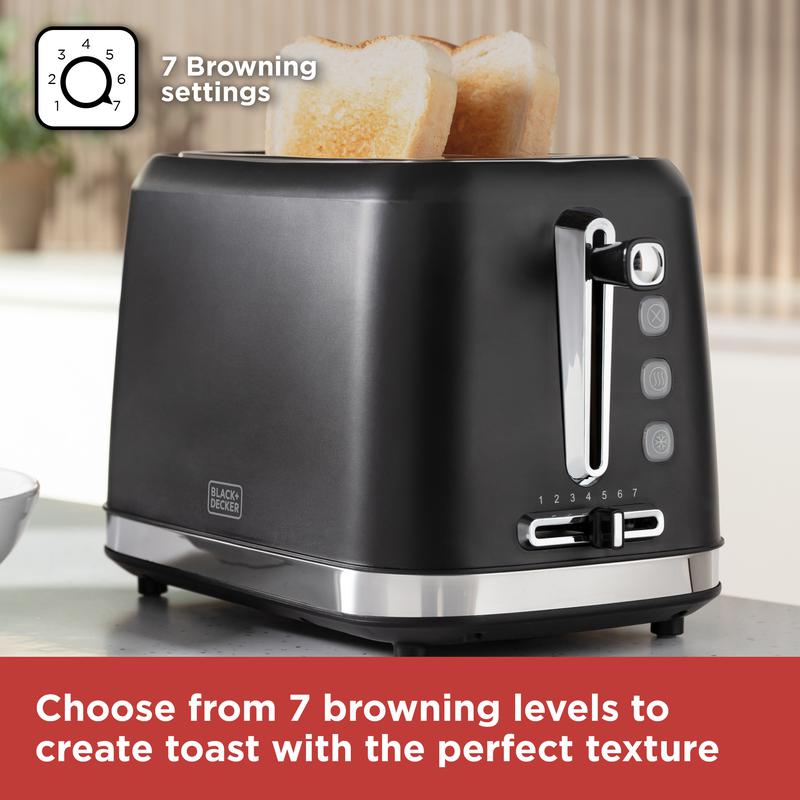 BLACK+DECKER 2 Slice Toaster - BXTO20077GB
