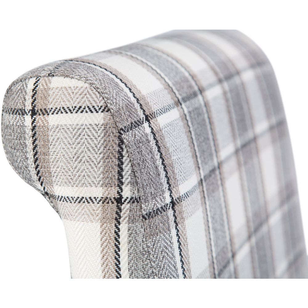 Essentials Chair Collection - Chair Design 05 - Cappuccino Check