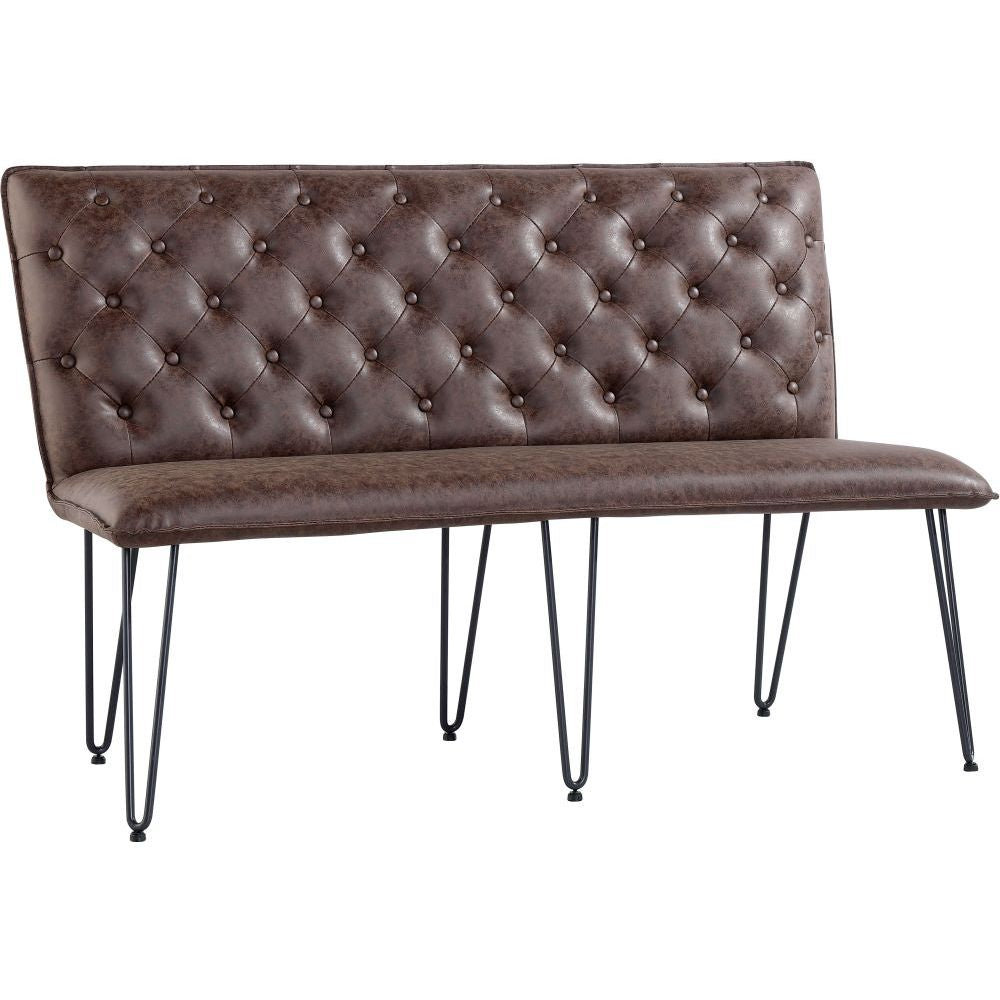 Essentials Chair Collection - Studded back Bench 140cm