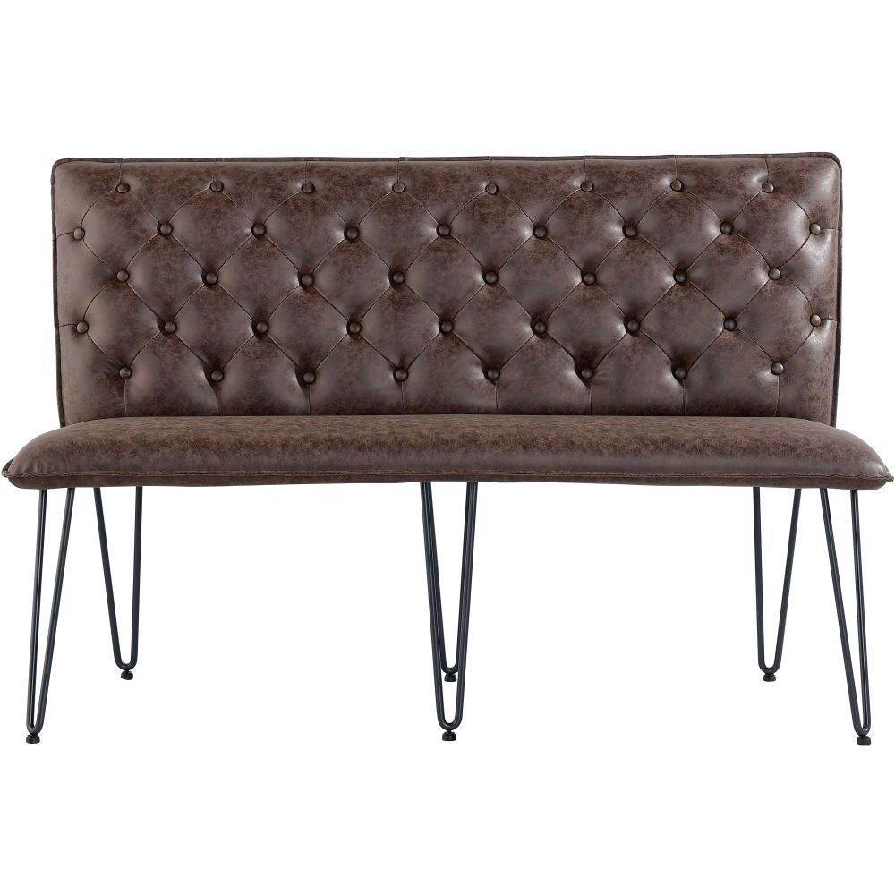 Essentials Chair Collection - Studded back Bench 140cm