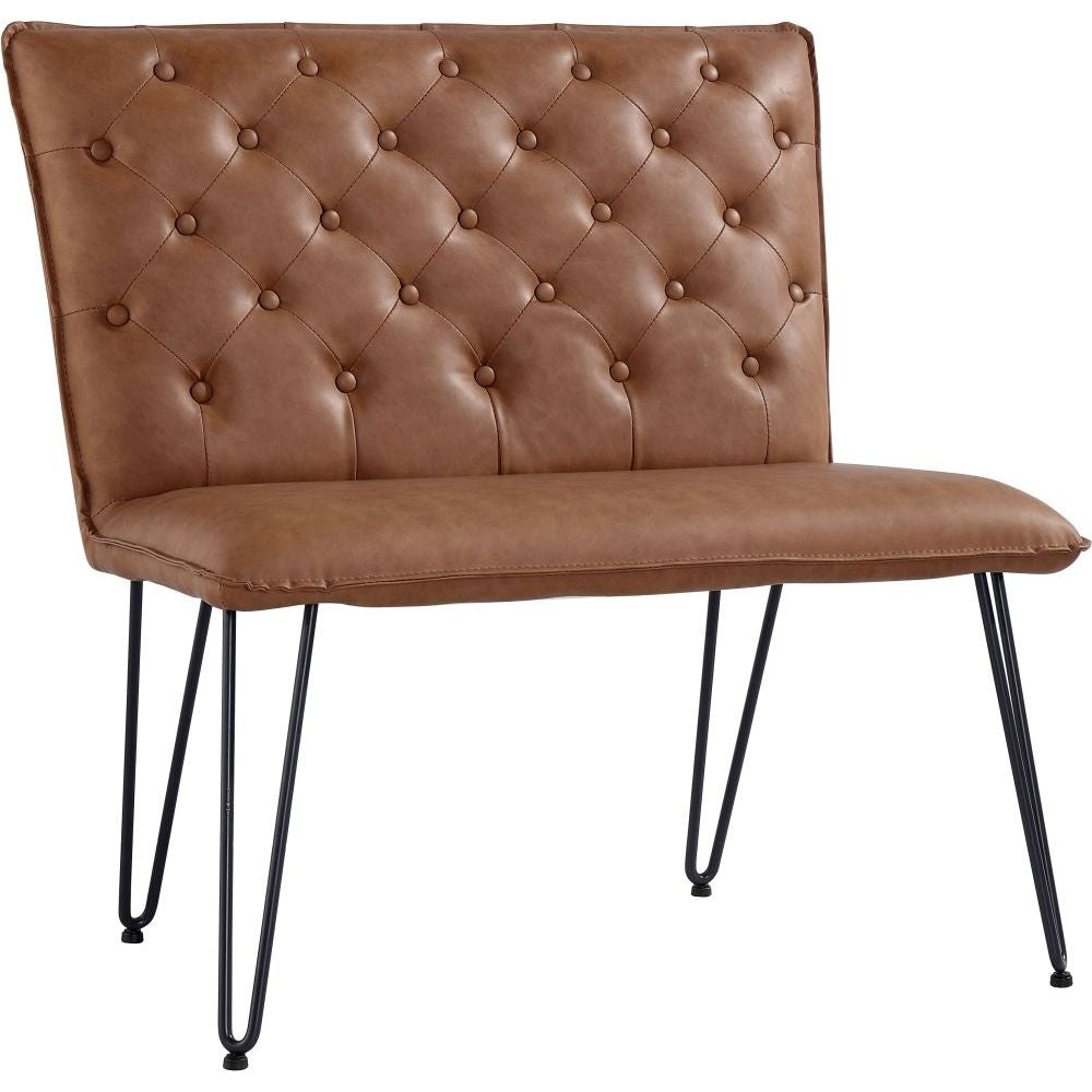Essentials Chair Collection - Studded back Bench 90cm