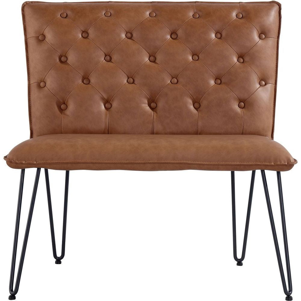 Essentials Chair Collection - Studded back Bench 90cm