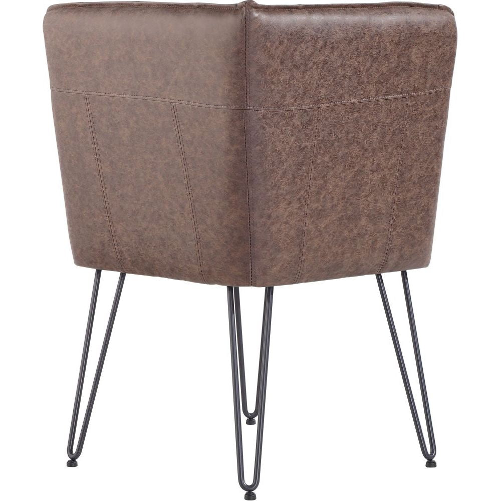 Essentials Chair Collection - Studded Back Corner Bench