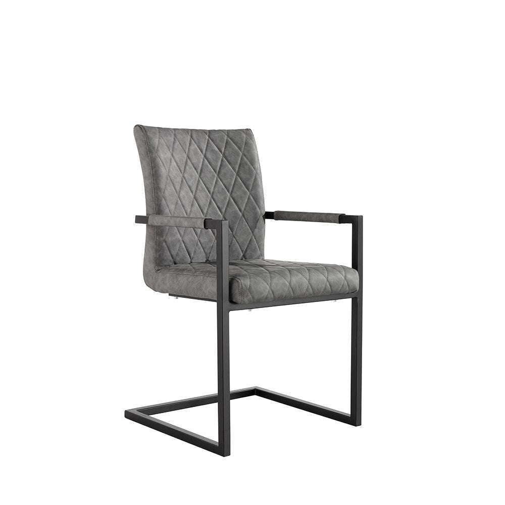 Essentials Chair Collection - Diamond stitch carver chair