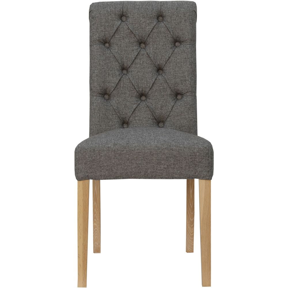 Essentials Chair Collection - Button back chair with scroll top