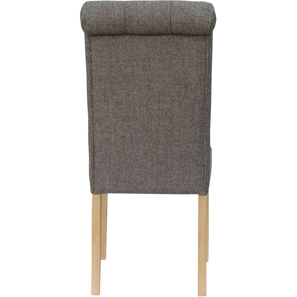 Essentials Chair Collection - Button back chair with scroll top