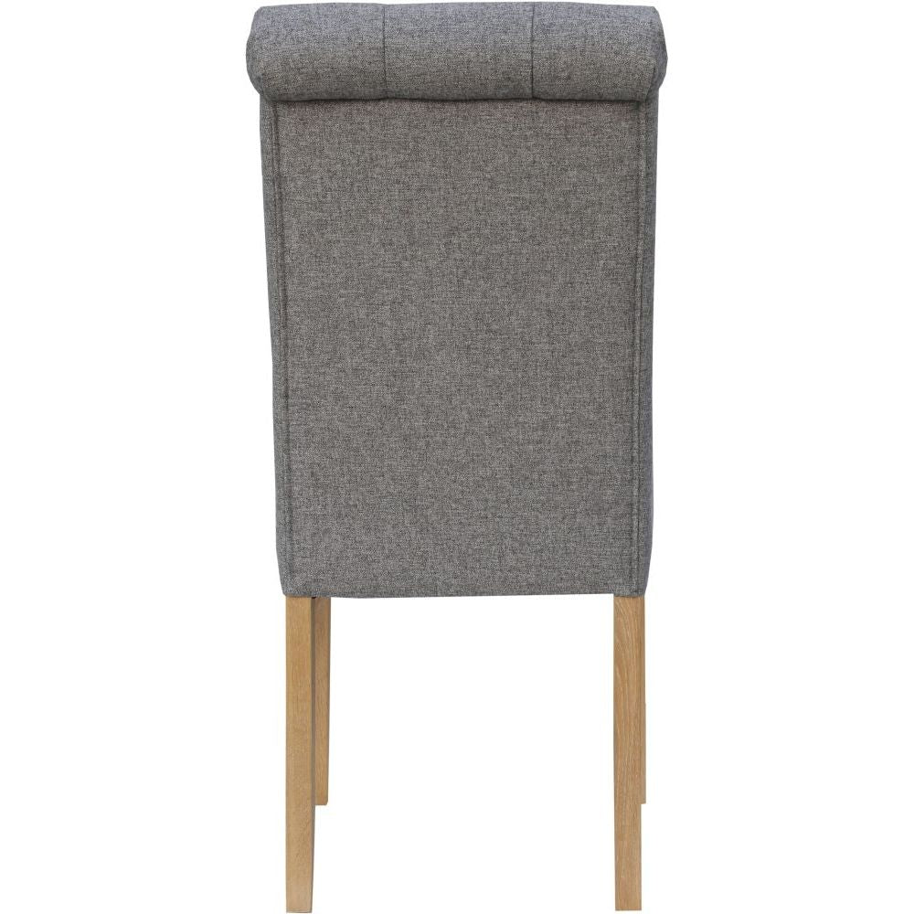 Essentials Chair Collection - Button back chair with scroll top