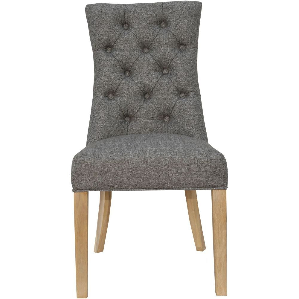 Essentials Chair Collection - Curved Button Back Chair